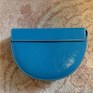 Audette Blue Leather Women's Bag